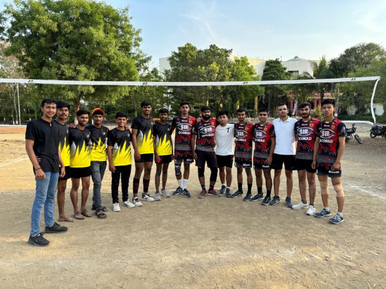 Boys Volleyball Team Securing Runner-Up Position at District Level