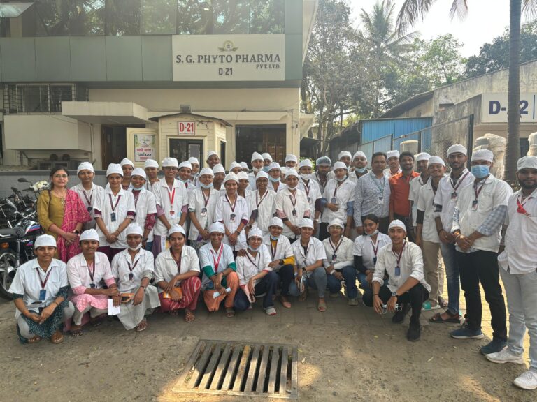 Industrial Visit at S.G. Phyto Pharma, Kolhapur